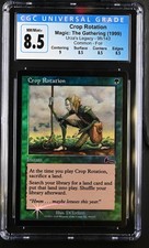 CROP ROTATION Urza's Legacy Foil CGC 8.5 Q+ MTG [Nostalgium]