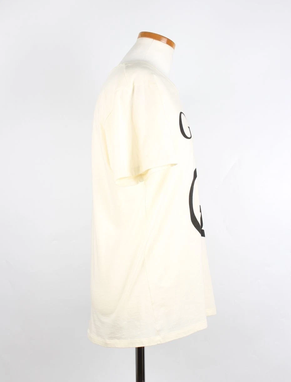 T shirt Gucci con logo ad incastro 12345 71237815