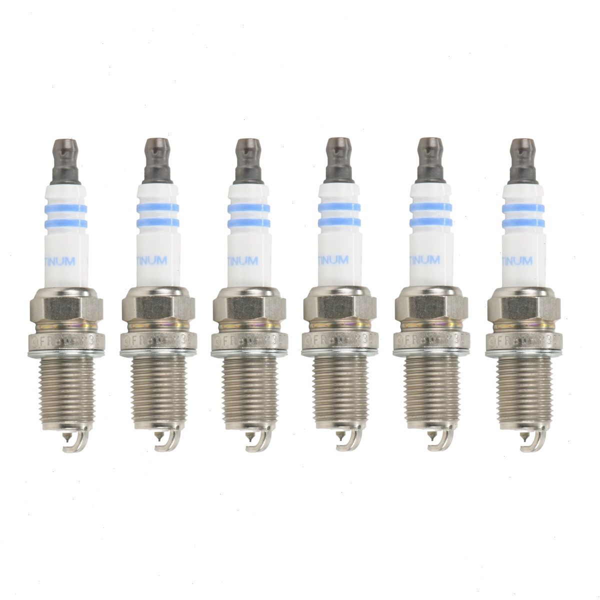 6 pc Bosch Platinum Spark Plugs for 1990-1995 Nissan Pathfinder 3.0L V6 bd