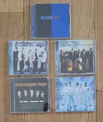 (3) Backstreet Boys CDs + 2 Empty Cases Black & Blue, Never Gone