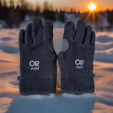 Outdoor Research P200 Black Medium Men  s Polartec Gloves