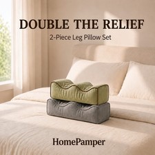 2PCS Leg Elevation Pillow Set, Dutch Velvet C...