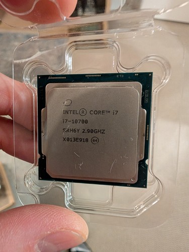 Processeur Intel Core i7-10700 2,9 GHz 4,8 GHz boost 8 cœurs, socket LGA1200