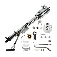 28stainless Tilt Automatic Chrome Column Shift Steering Column W Adapter Key