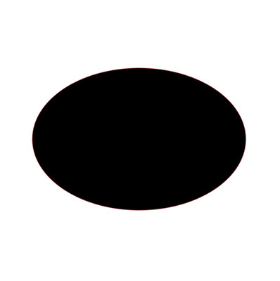 Oval Shape Sticker PICK SIZE COLOR Vinyl Die-Cut Decal Ellipse Car Bumper Window