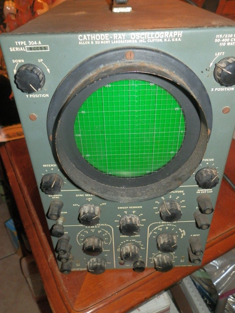 Vintage Cathode-Ray OSCILLOGRAPH Type 304-A Dumont Labs Ham Radio
