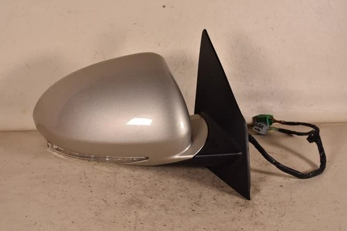 13-17 BUICK ENCLAVE RIGHT PASSENGER SIDE POWER MIRROR BLIND SPOT CHAMPAGNE 8+7W