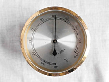 Dekoratives älteres große Schiffsbarometer 11 cm Messing