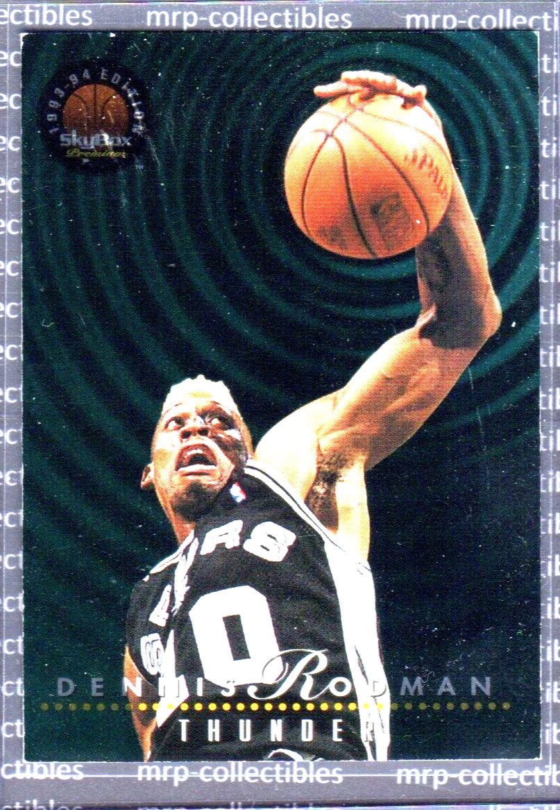 1993-94 Skybox Premium #TL9 Thunder Lightning Dennis Rodman David Robinson HOF