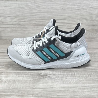 adidas UltraBoost 1.0 White Pure Teal New JQ0823 Size Men display picture 2