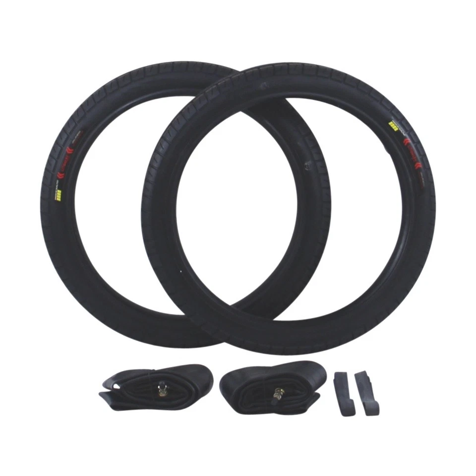 Moped Reifen komplett Set 2x 2.25-17 (2 1/4 x 17) Hercules Prima Zündapp Mofa - Bild 4 von 4