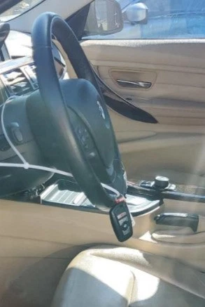 2012-2015 BMW 335i LH Driver Steering Wheel Airbag Air Bag OEM - Image 2 of 4