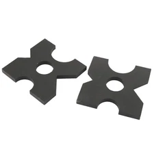 2-Pcs Shop Press Plate H Frame Hydraulic Shop Press Plate 20 Ton 32 Ton 18*18cm