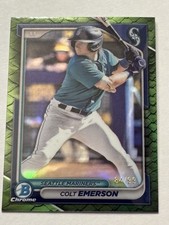 2024 Bowman Chrome Colt Emerson #BCP-238 Green Reptilian Refractor  /99