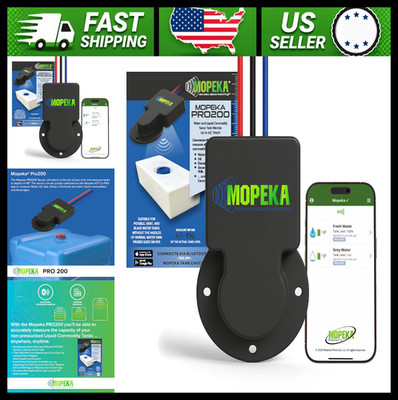 Mopeka Pro200 Bluetooth Wired Ultrasonic Tank Level Sensor for Water Diesel RVs