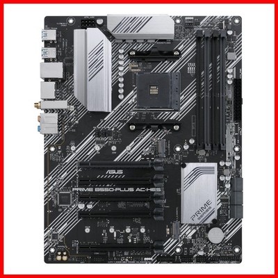 ASUS Prime B550-PLUS AC-HES AMD AM4 (3rd Gen Ryzen) ATX Motherboard (dual M.2