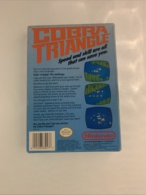 Cobra Triangle (NES, 1989) CIB w/Box and Manual Cleaned Tested RARE