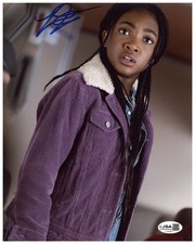 Leah Jeffries Signed 8x10 Photo Percy Jackson Autographed JSA COA