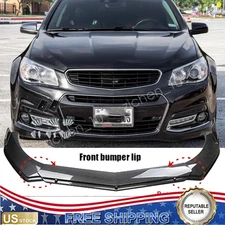 For 2014 Chevrolet SS Front Bumper Lip Carbon Style 4PCS Add-on Body Kits