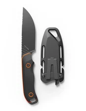 Tactica K.400 Hunting Knife 3.8" D2 Steel Fixed Blade G10 Handle w/ MOLLE Sheath