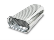 Weiand 7221 Carburetor Scoop Aluminum Polished Hilborn-style Dual Quad Each