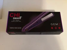 Chi Smart Hairstyling Travel Purple Glossy Travel Hair Iron 3/4" Inch