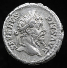 Denarius Septimius Severus Uncertified Roman Imperial Coins (27 BC