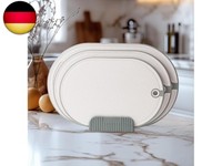 Schneidebrett Set 3PCS Kochbrett Aus Kunststoff Bpa-Frei Hackbretter FüR