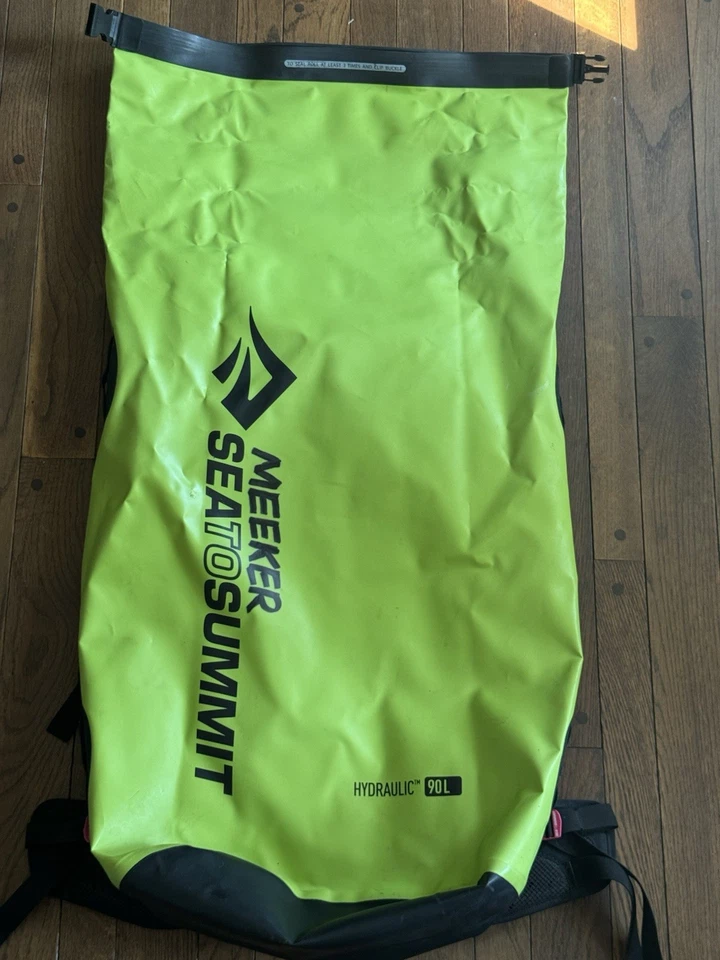 SEA TO SUMMIT Hydraulic Dry Bag Backpack - Heavy Duty Dry Pack - HUGE 90L - image 2 of 4