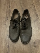 Mens CAT Caterpillar Brown Leather Shoes   Uk 12