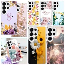 Chic Flower Custom Phone Case Robust Cover For Samsung Galaxy S25 S24 S23 Google