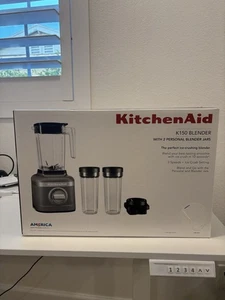KitchenAid K150 3-Speed Blender Ice Crushing Blender Black