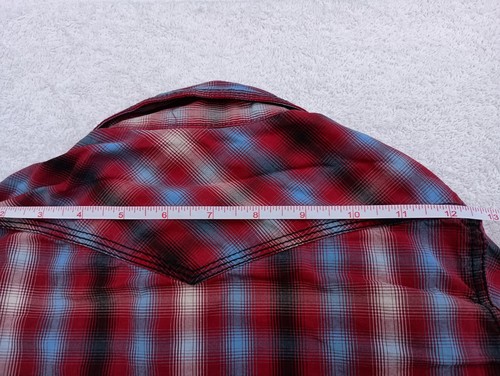 Wrangler Boys Classic Snap Front Shirt - Youth Size Small - Picture 2 of 4