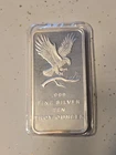 10 oz. Silver Silvertowne Eagle Design Bullion Bar of .999 Fine Silver