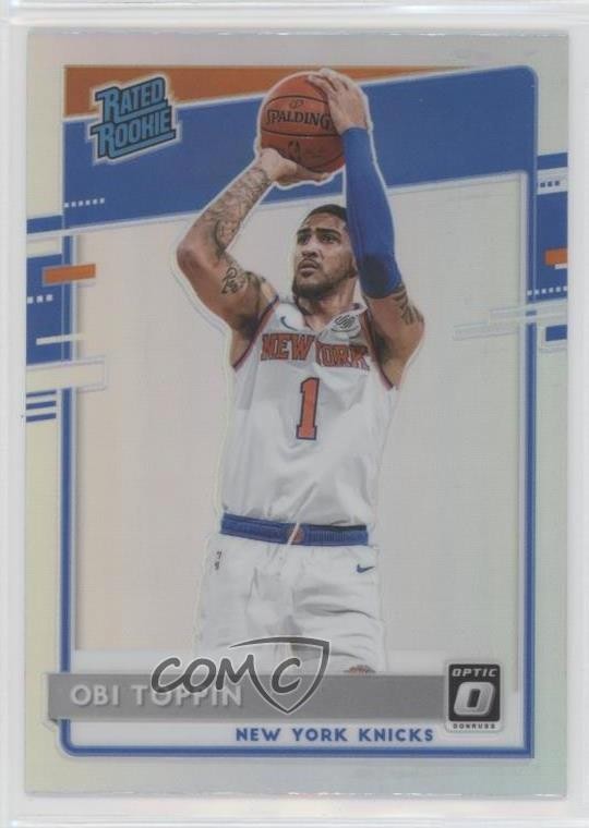 2020-21 Panini Donruss Optic Rated Holo Prizm Obi Toppin #158 Rookie RC 0wl9