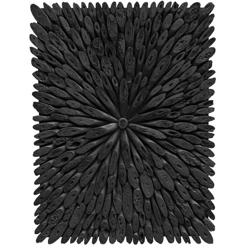Uttermost 04343 Bahama Wood Rustic Black Wall Decor - Picture 1 of 7