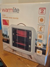 Image of WARMLITE Infrared Retro Desk Heater 550W, Ultra-Quiet, Safe - WL42016