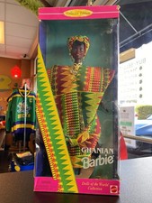 Mattel Barbie Dolls Of The World Collection Ghanian Doll Box Damage