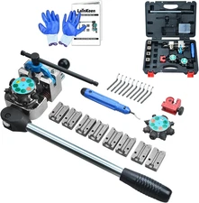 Professional Brake Tube Line Flaring Tool 45 and 37 Degree Set, Single, Bubble,