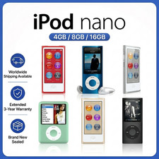   Brand New Sealed Apple iPod Nano 3rd 4th 5th 7th Generation 16GB MP3 Player  