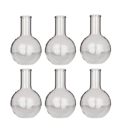 Flask, Florence, Flat-Bottom, 1000ml, Pack of 6