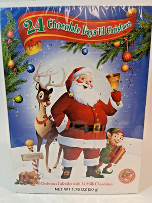 Christmas Milk Chocolate 24 Days Holiday Advent Calendar Christmas countdown