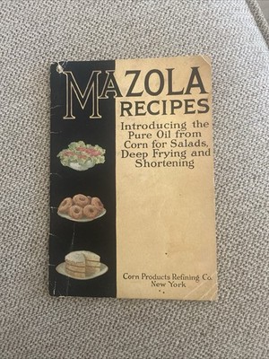 Vintage Mazola Recipes Booklet Corn Products Refining Co. New York