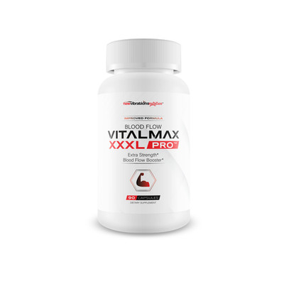 Blood Flow Vitalmax XXXL Pro - Improved Formula Blood Flow Pills For Men