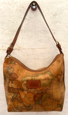"Borsa a mano Alviero Martini 1a classe"" tela e pelle 22 x 24 x 29 cm borsa"
