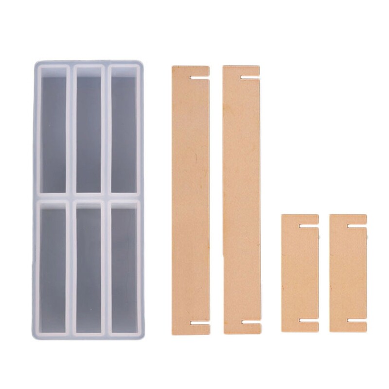 Cuboid Crystal Resin Mold for DIY Jewelry and Puzzle Decor Toys