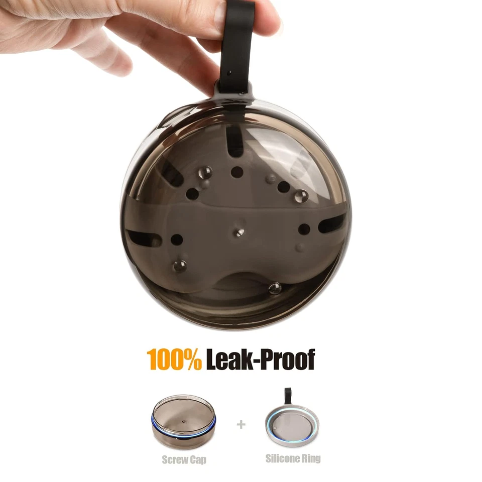 Estuche para dentaduras postizas, definitivamente sin fugas Estuche retenedor portátil Caja de baño para dentaduras postizas para Tra Foto 2 de 4