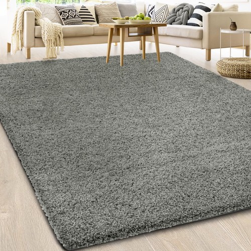 Barcelona Hochflor Shaggy Teppich Langflor Wohnzimmer einfarbig / Rund Teppiche - Bild 46 von 108