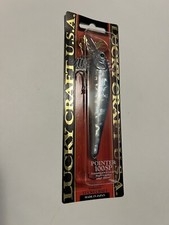 Lucky Craft Pointer 100sp Suspending 4" 5/8 oz Aurora Black Fishing Lure NEW
