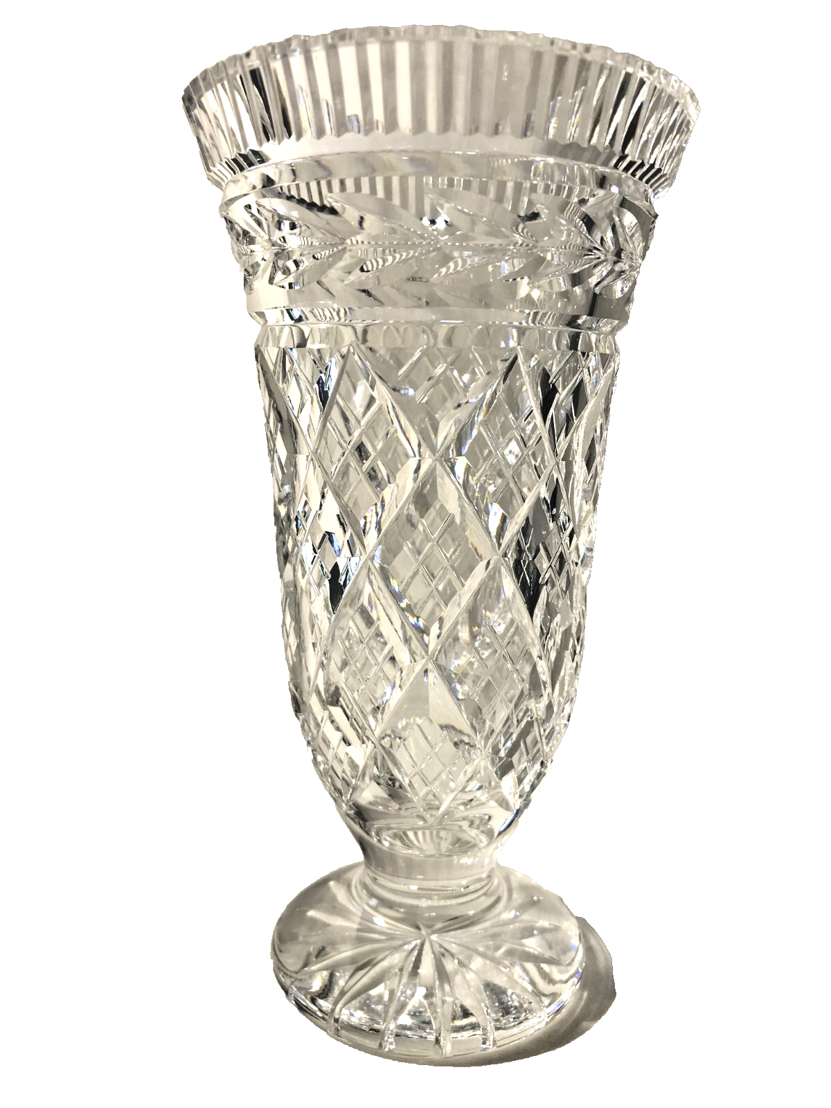 Vintage Waterford Crystal Glandore Decorative Vase